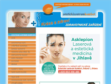 Tablet Screenshot of estetickecentrumkomfort.cz